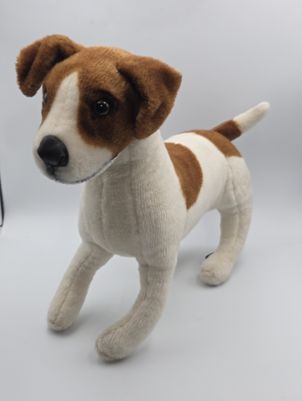 Melissa and Doug Jack Russell Terrier Realistic Plush Stuffed Animal 20” - Picture 2 of 8